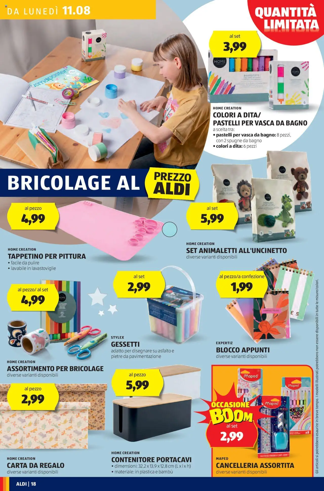 Volantino Aldi del 11.08.2025 | Pagina: 18 | Prodotti: Lavastoviglie, Pittura, Contenitore, Bagno