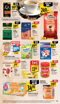 Albert leták - Supermarket od 30.07.2025 | Strana: 26 | Produkty: Tchibo, Jacobs, Lotus, Mletá káva