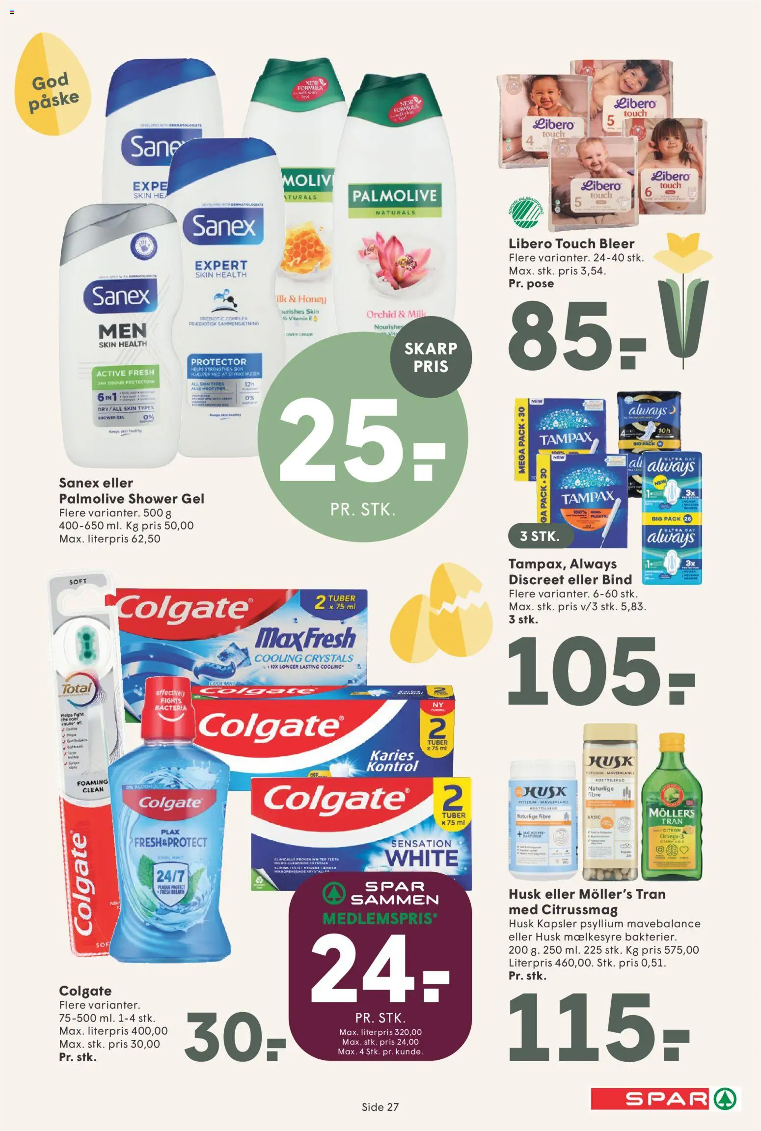 Spar tilbudsavis – gyldig fra 27.03.2026 | Side: 27