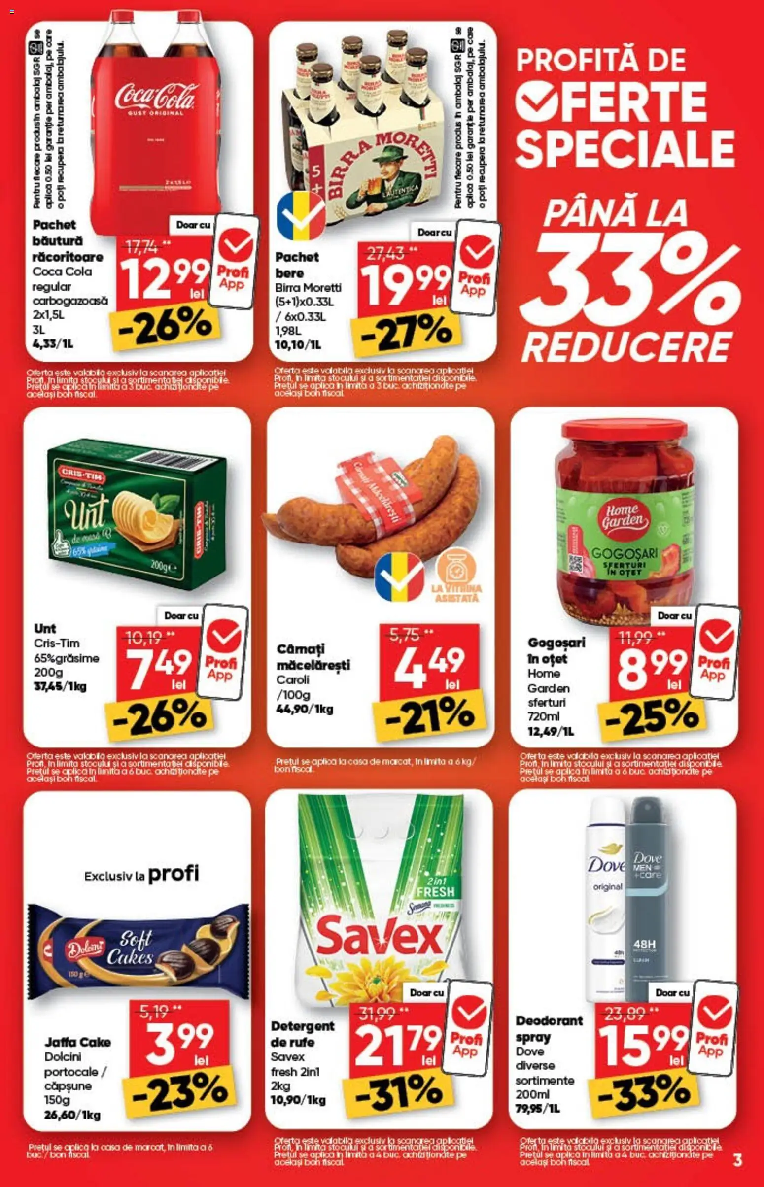 Noul catalog Profi – valabil de la 26.11.2025 | Pagină: 3 | Produse: Amerikan servis, Oțet, Bere, Deodorant