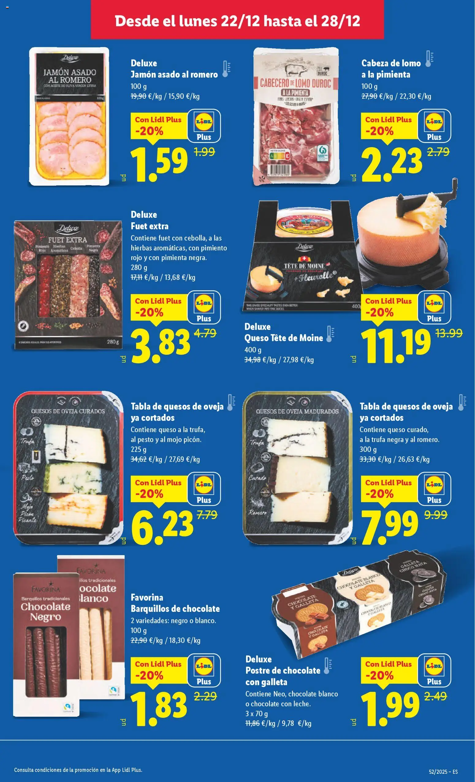 Lidl folleto │ válido desde el 22.12.2025 | Página: 37 | Productos: Queso, Chocolate, Jamón, Aceite de oliva virgen extra