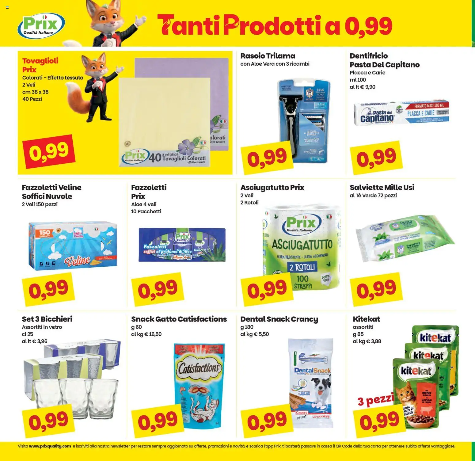 Volantino Prix del 21.04.2026 | Pagina: 9 | Prodotti: Dentifricio, Tè, Asciugatutto, Aloe vera