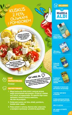 Náhled letáku Aldi Polsko leták - Przepisy na pyszne śniadanie od 23.02.2026 | Strana: 15 | Produkty: Pesto, Kuskus, Feta
