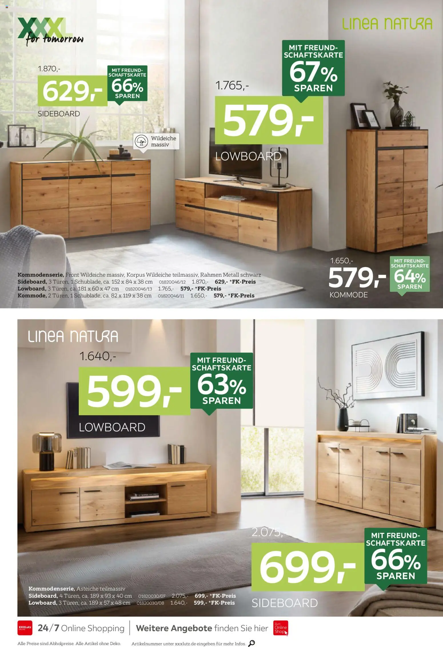 XXXL Lutz Aufbewahrung & Deko – gültig ab 16.11.2025 | Seite: 6 | Produkte: Sideboard, Lowboard, Kommode