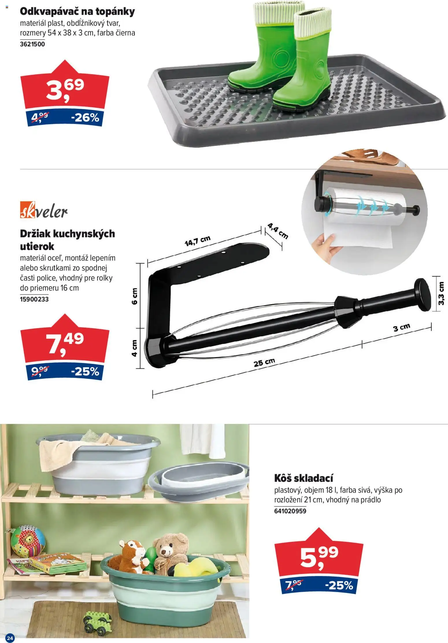 Nové Kinekus akcie – leták je platný od 01.02.2026 | Strana: 24 | Produkty: Kôš, Topánky