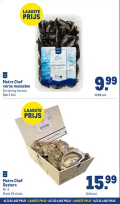 Makro - Laagste prijs - Voorbeeld van een folder van Makro, geldig van 11.02.2026 | Pagina: 22 | Producten: Mosselen, Mand