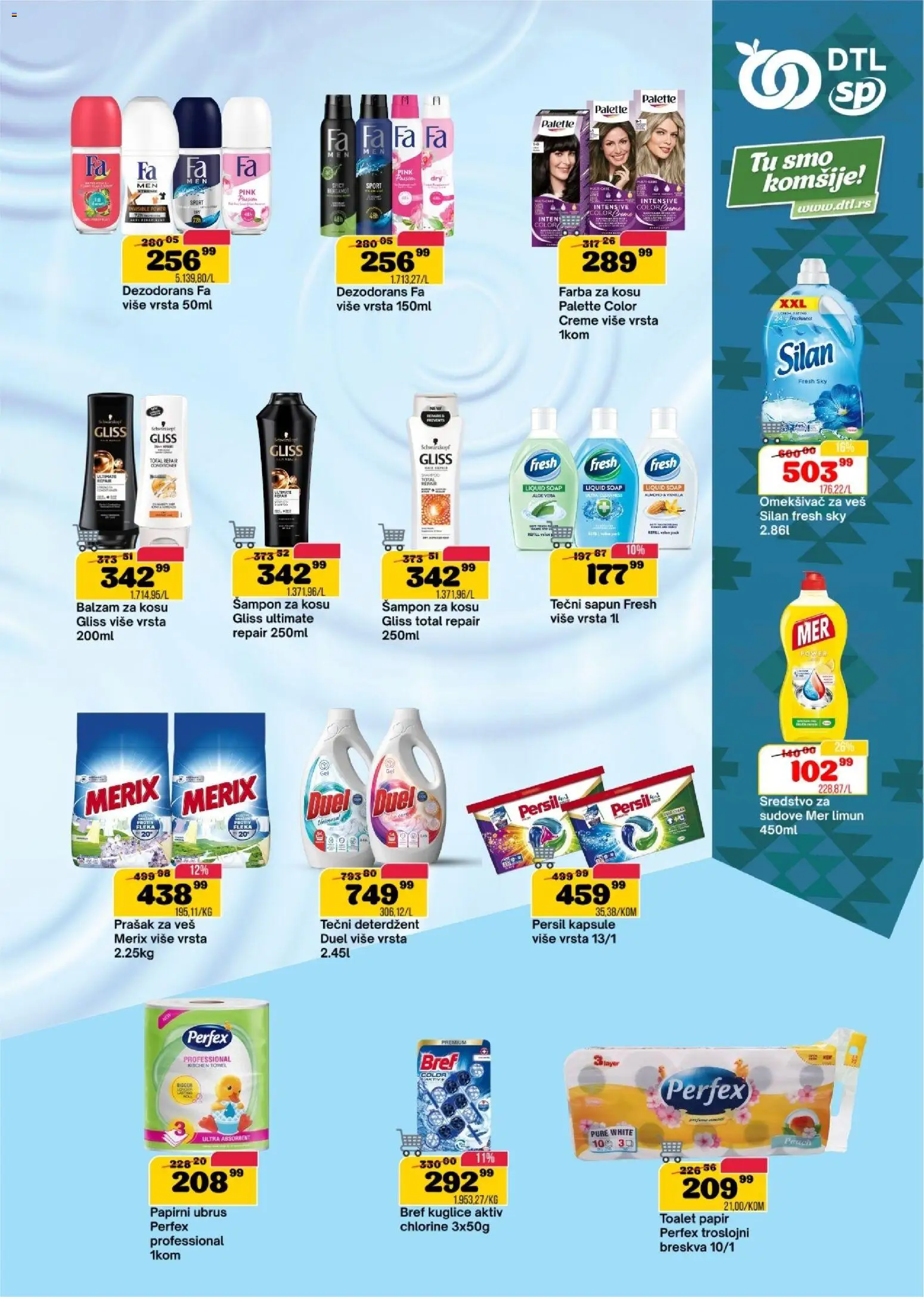 Senta Promet katalog - važi od 28.01.2026 | Strana: 15 | Proizvode: Deterdžent, Silan, Šampon, Persil
