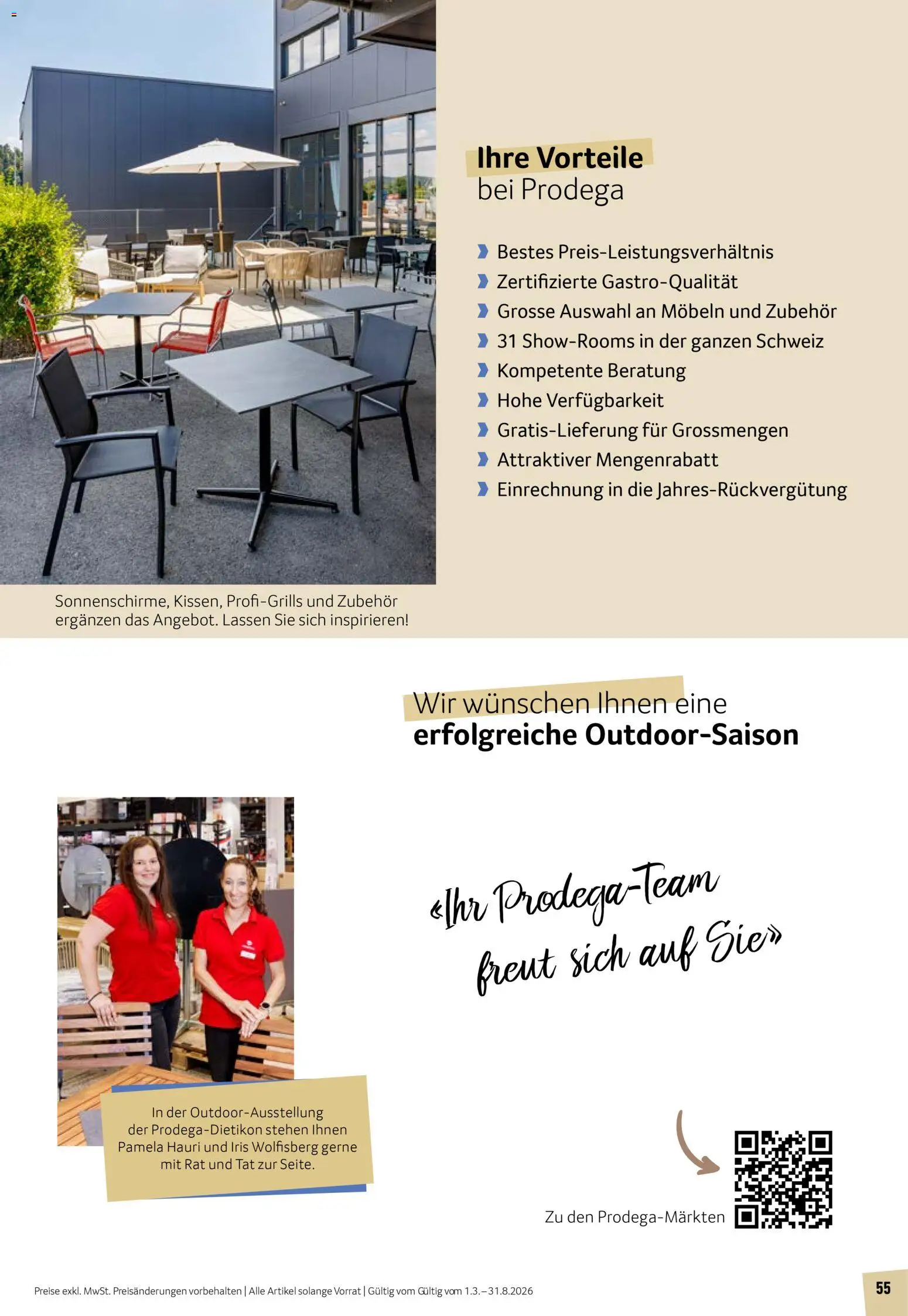 Prodega Aktionen Outdoor-Ausstattung – gültig ab 01.03.2026 | Seite: 55