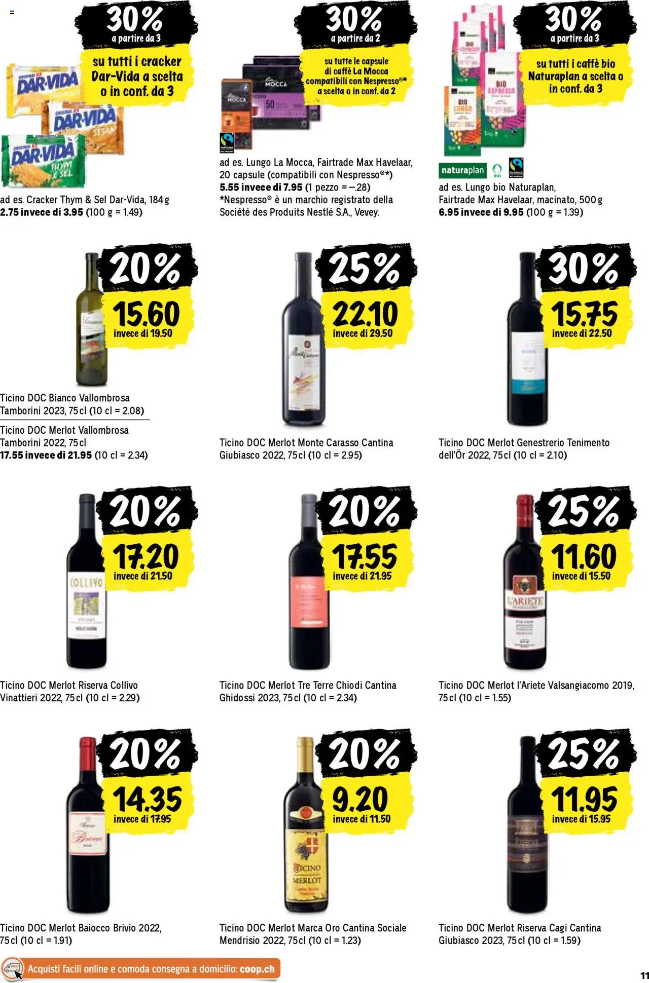 Coop - Una settimana di azioni – gültig ab 16.10.2025 | Seite: 11 | Produkte: Merlot