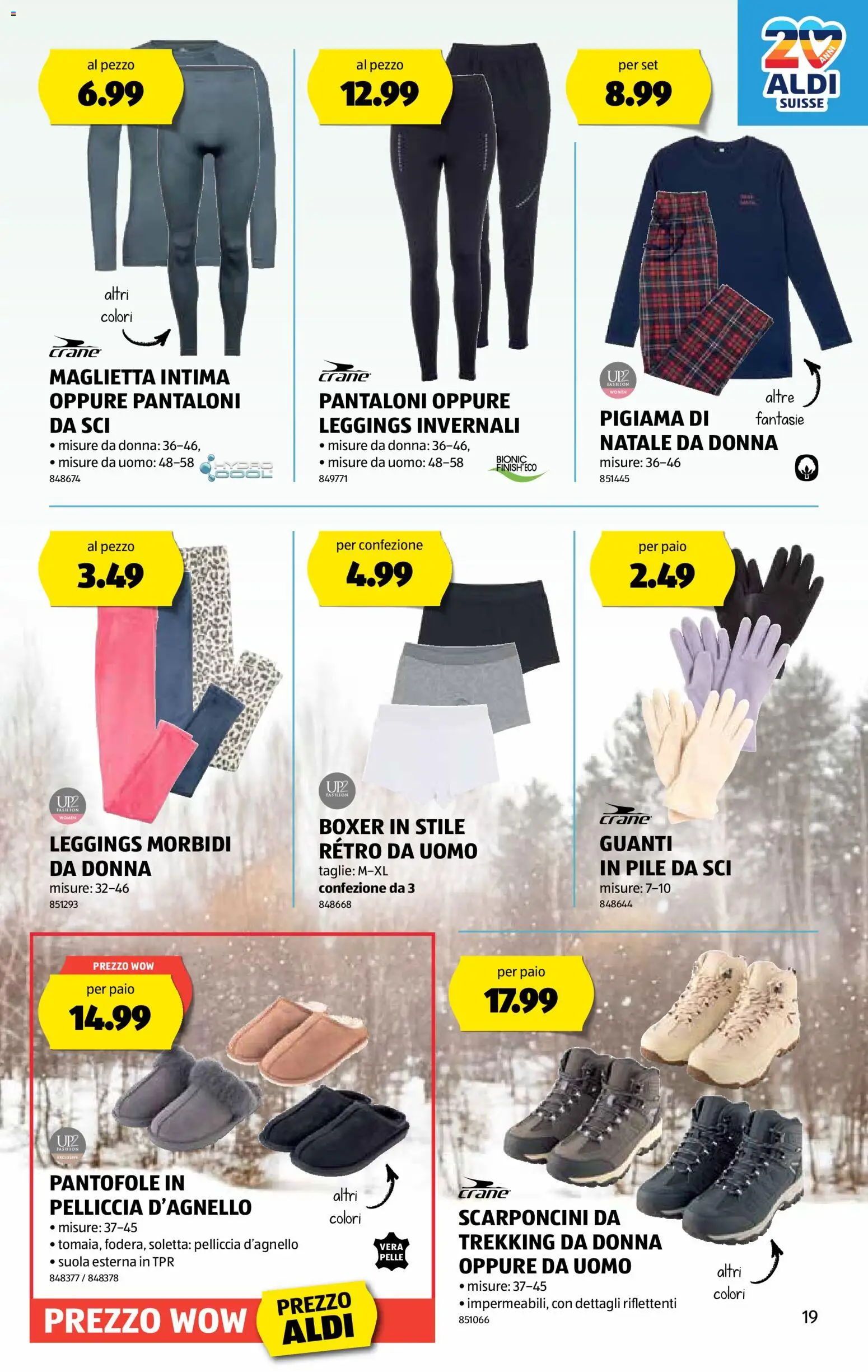 Aldi Aktionen IT – gültig ab 20.11.2025 | Seite: 20 | Produkte: Leggings, Boxer