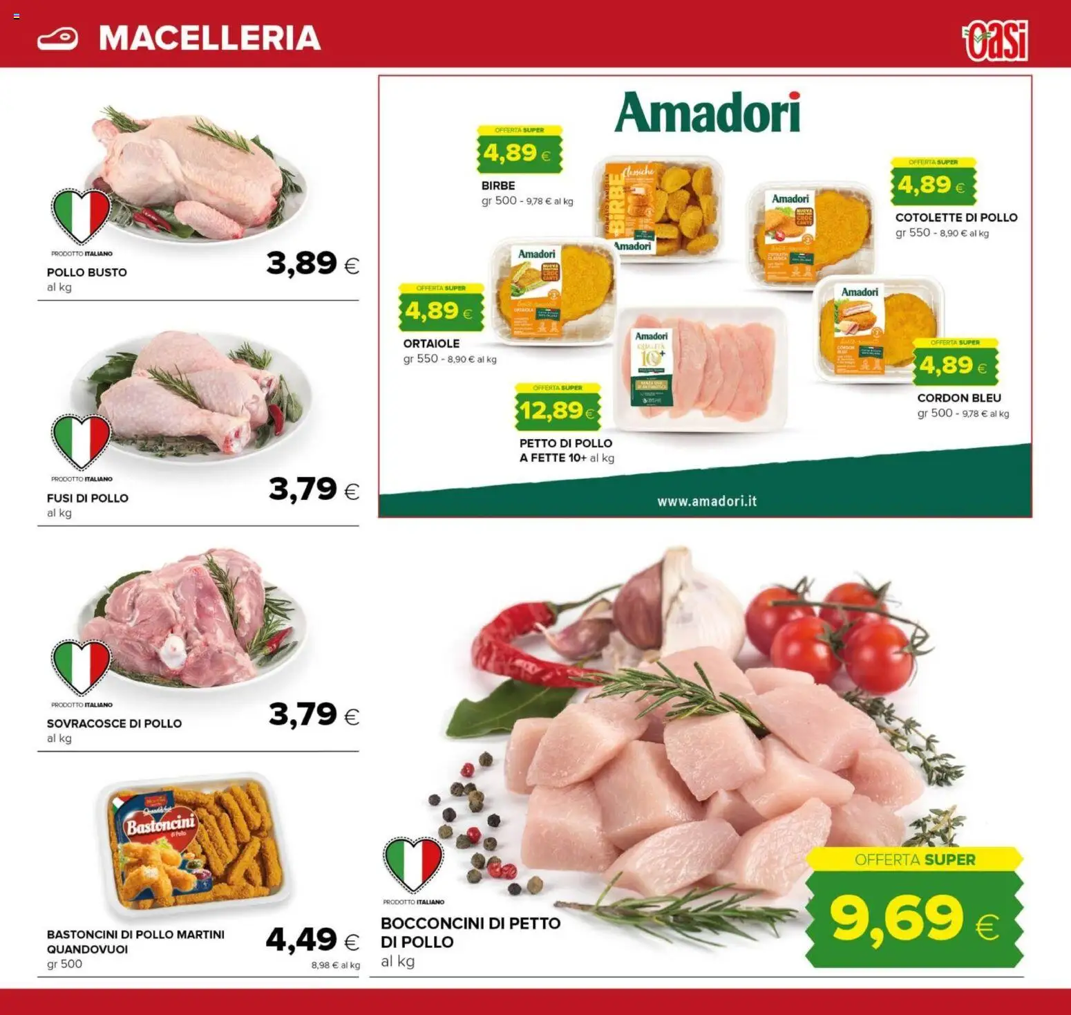 Volantino Oasi del 26.02.2026 | Pagina: 7 | Prodotti: Petto di Pollo, Pollo