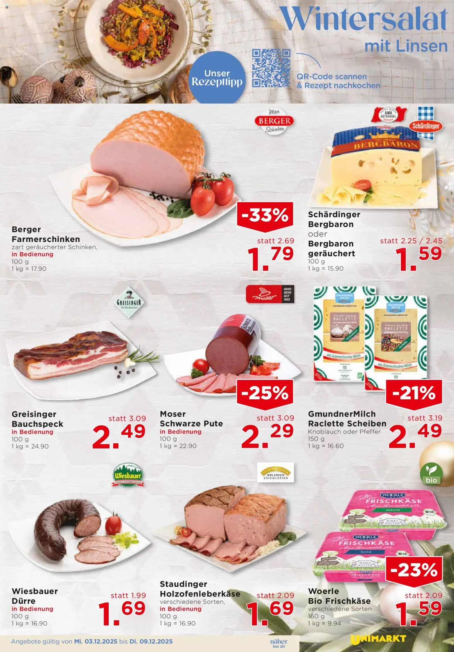 Unimarkt Flugblatt gültig ab 03.12.2025 | Seite: 5