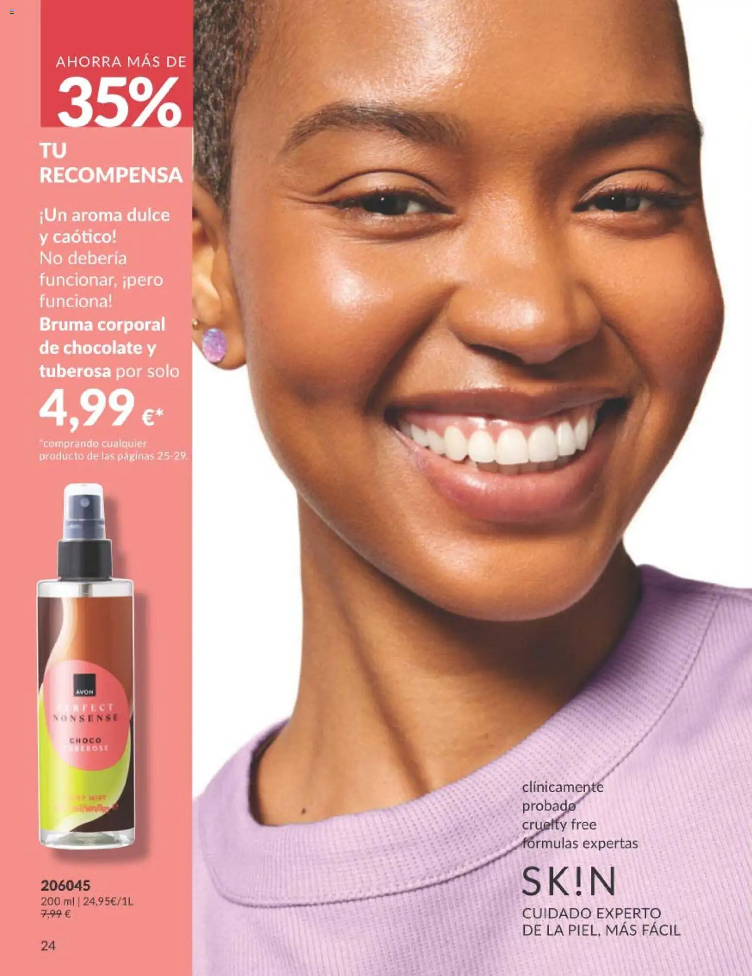 Catálogo AVON campaña 1 │ válido desde el 01.01.2026 | Página: 24 | Productos: Chocolate, Body