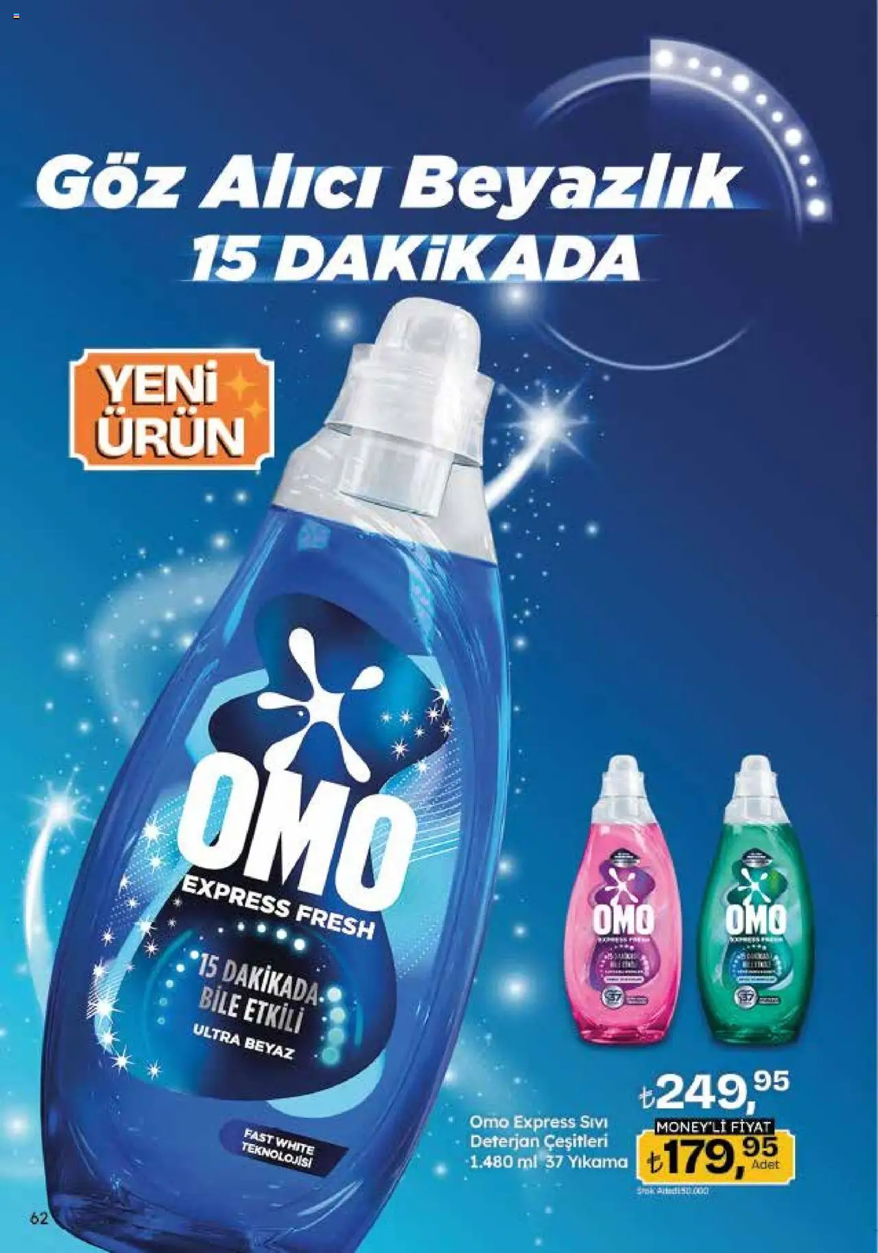 Migros Katalog - 5M Migroskop Dijital - 22.05.2025 tarihinden itibaren geçerlidir | Sayfa: 62 | Ürünler: Deterjan