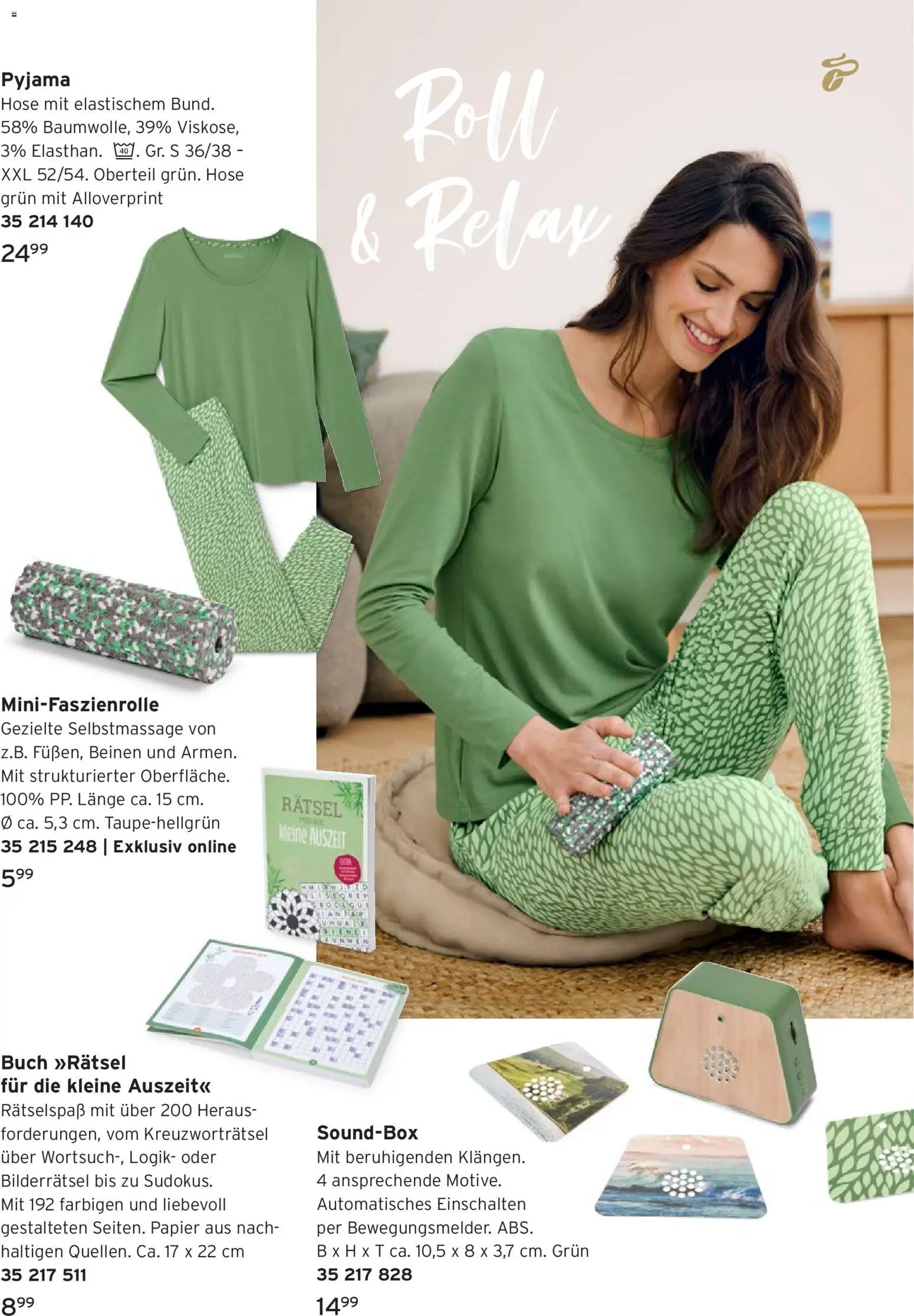 Prospekt Tchibo Ein Leben in Balance – gültig ab 25.03.2026 | Seite: 9 | Produkte: Hose, Pyjama