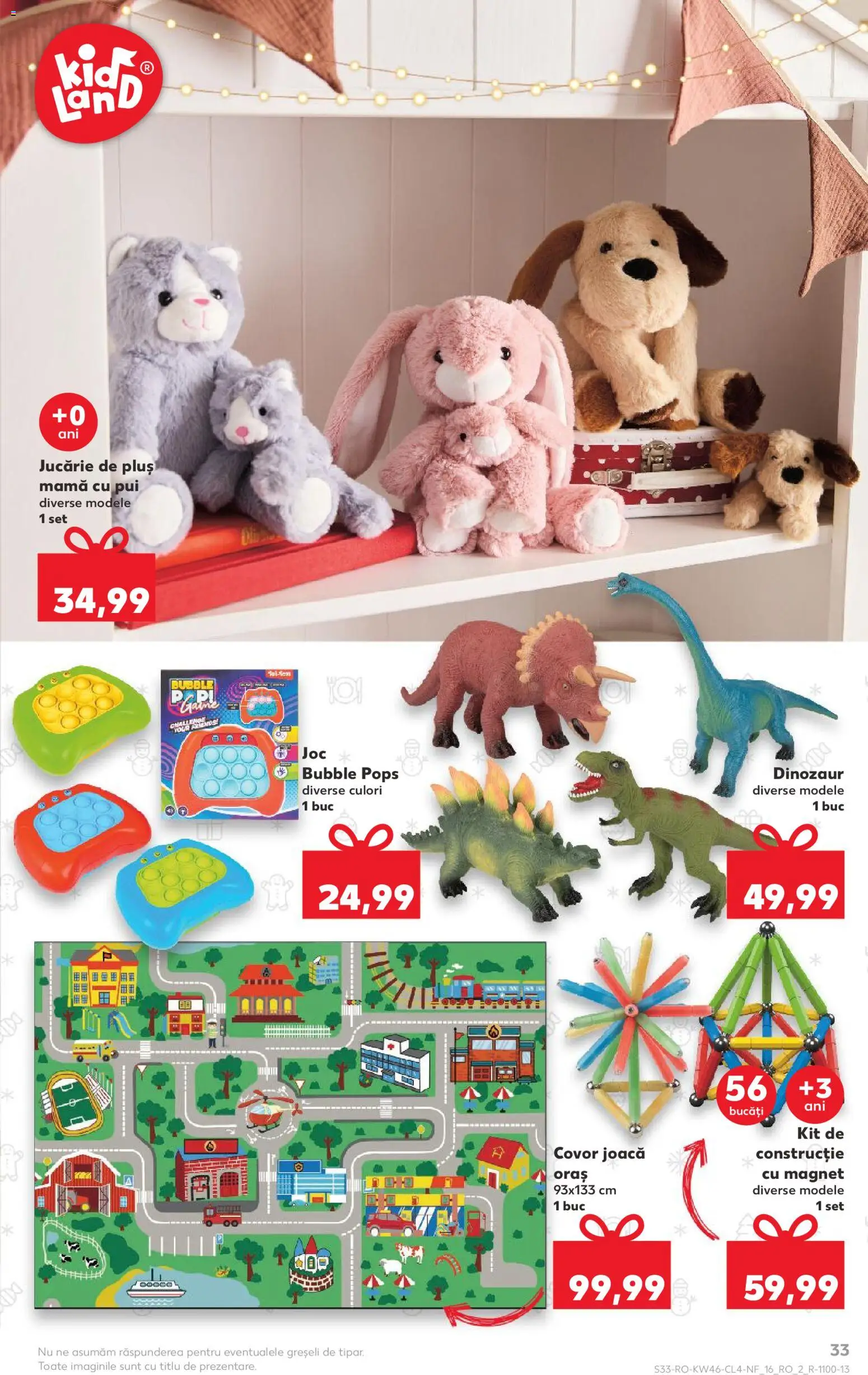 Noul catalog Kaufland – valabil de la 12.11.2025 | Pagină: 33 | Produse: Joc, Hacıyatmaz Kedi Oyuncağı, Covor
