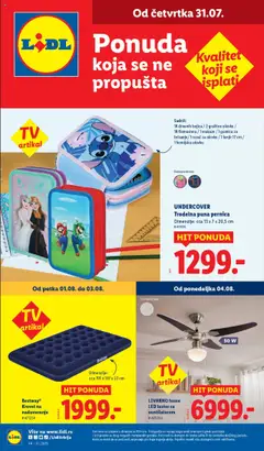 Lidl - katalog od četvrtka - pregled Lidl kataloga - važi od 31.07.2025
