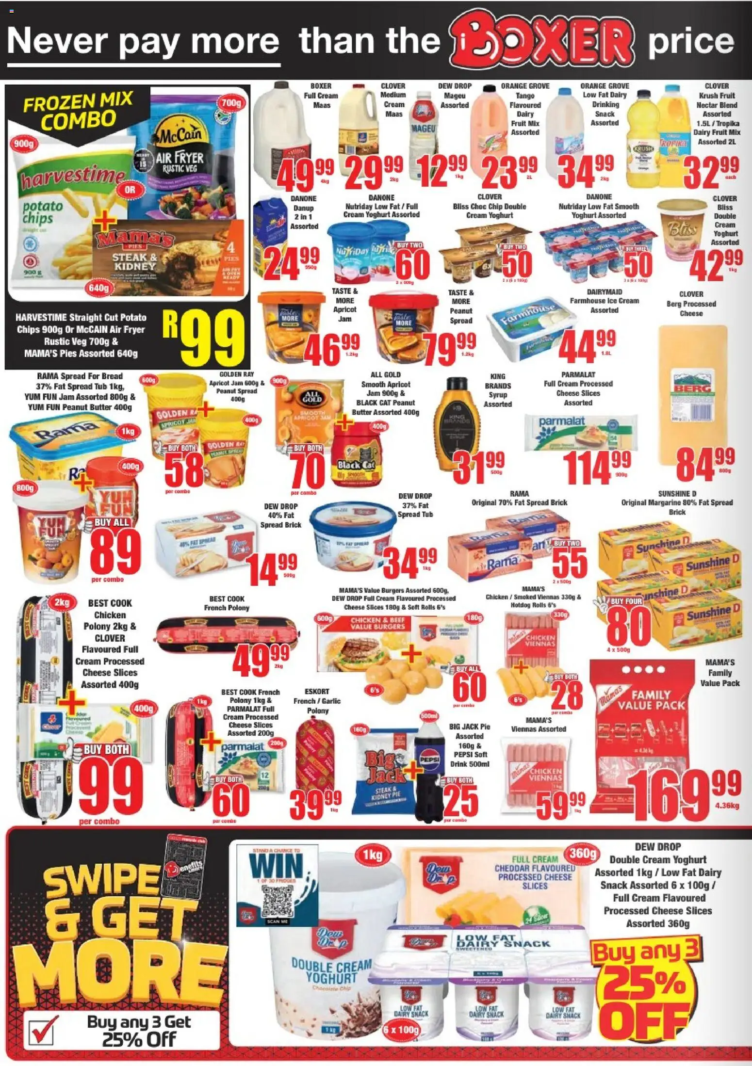 New Boxer catalogue – valid from 23.02.2026 | Page: 4 | Products: Fryer, Margarine, Syrup, Fat spread