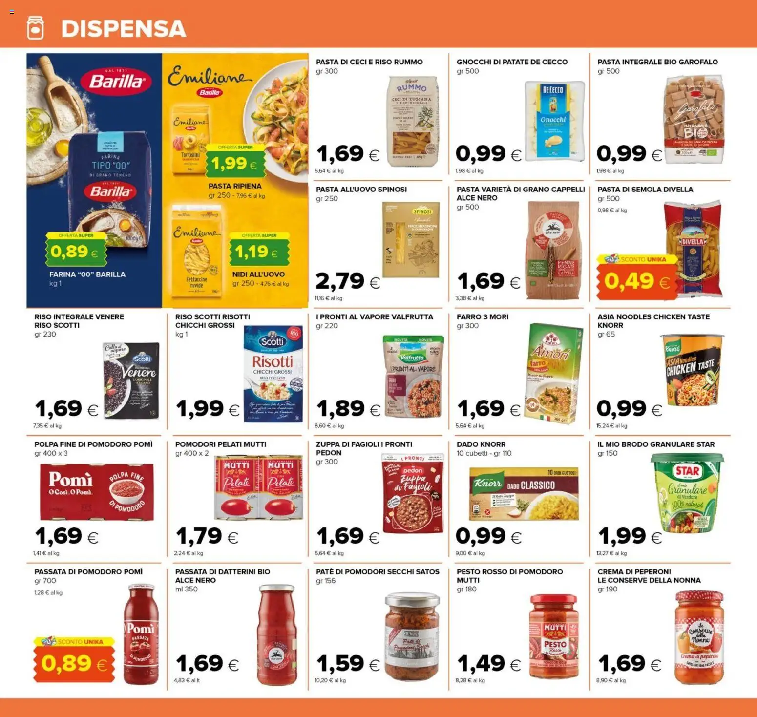 Volantino Tigre del 26.03.2026 | Pagina: 22 | Prodotti: Riso, Patate, Pasta, Passata di pomodoro