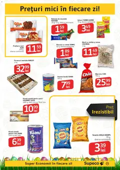 Ofertele Supeco valabile de la 02.04.2026 | Pagină: 19 | Produse: Cremă, Ciocolată, Biscuiți, Stafide