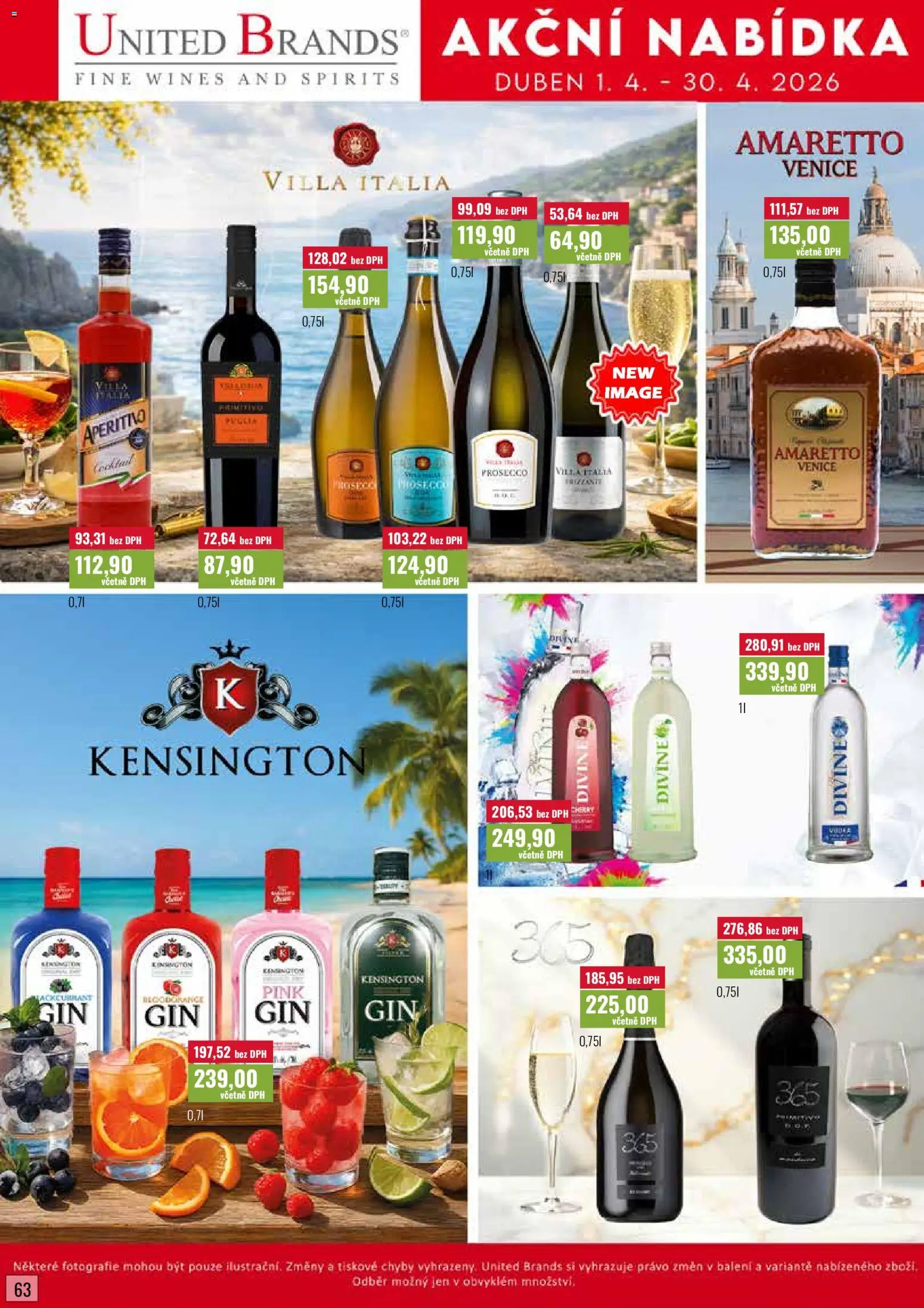 Ratio leták od 01.04.2026 | Strana: 64 | Produkty: Prosecco, Amaretto, Primitivo, Aperitivo