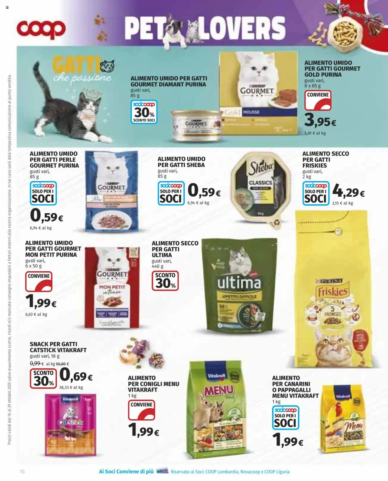 Volantino COOP del 16.10.2025 | Pagina: 16 | Prodotti: Data
