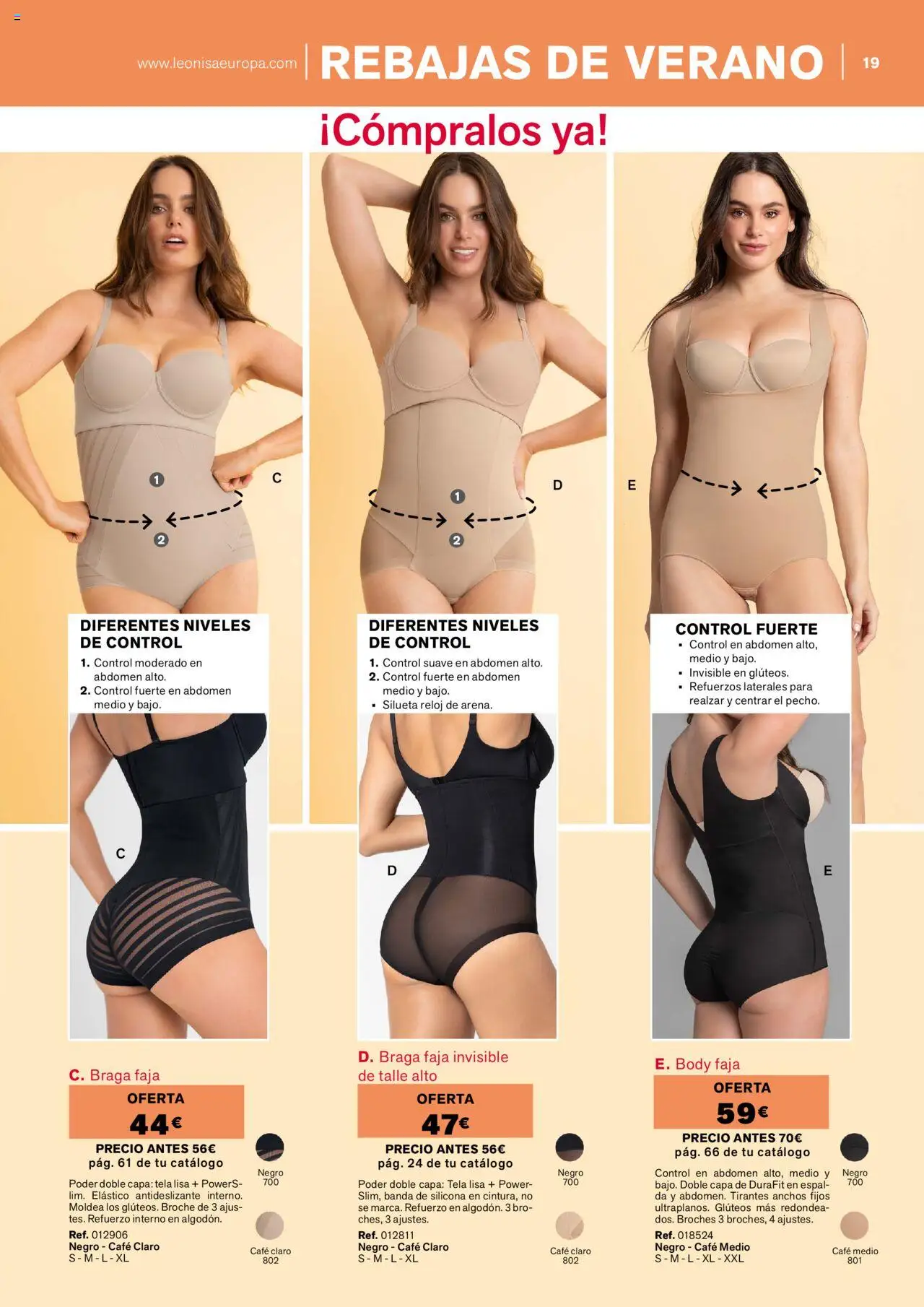 Leonisa folleto │ válido desde el 01.08.2025 | Página: 19 | Productos: Café, Reloj, Body, Braga