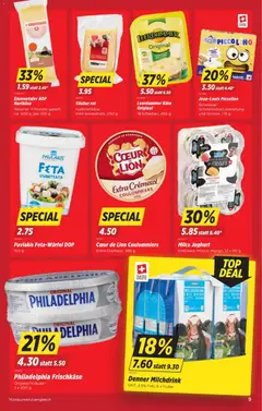 Philadelphia Frischkäse, Original/Kräuter 2 x 200 g ab 16.04.2026 gültig | Seite: 9