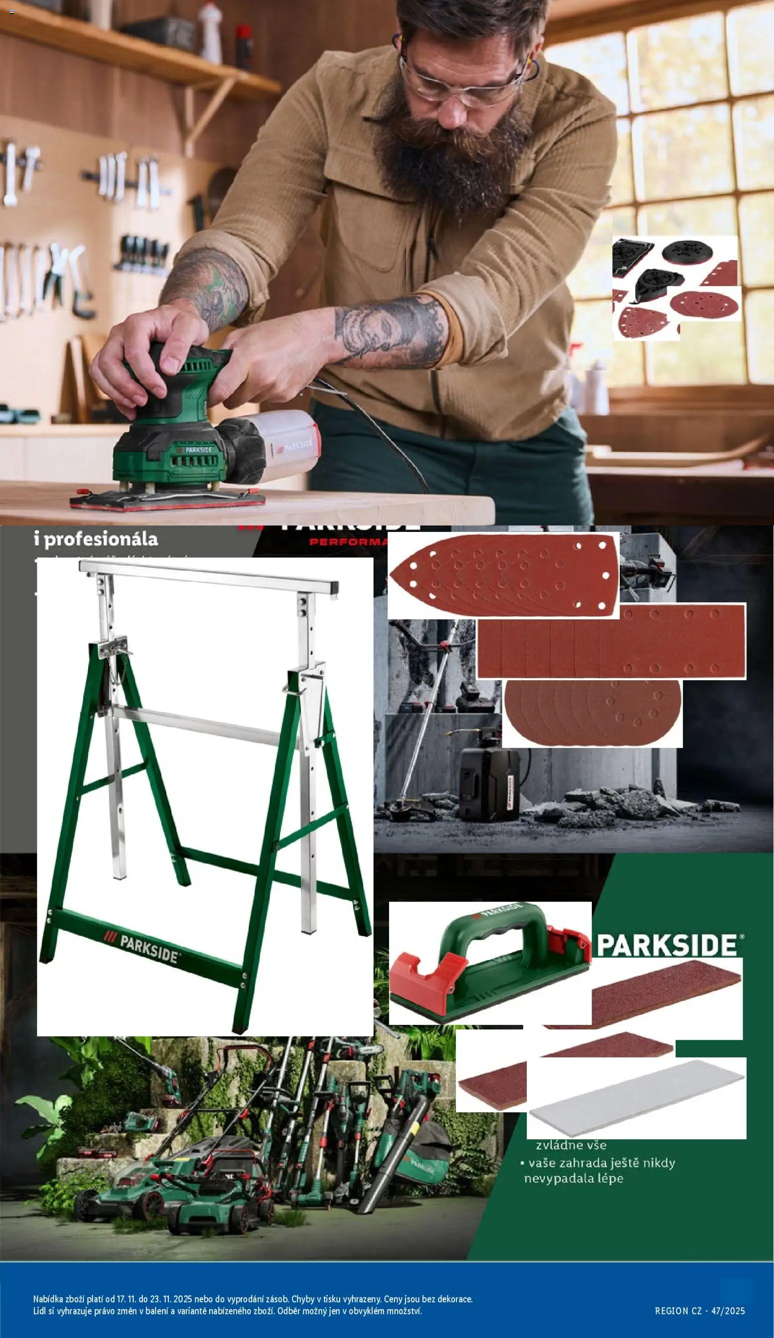 Lidl Black Friday od 17.11.2025 | Strana: 7 | Produkty: Parkside, Zahrada