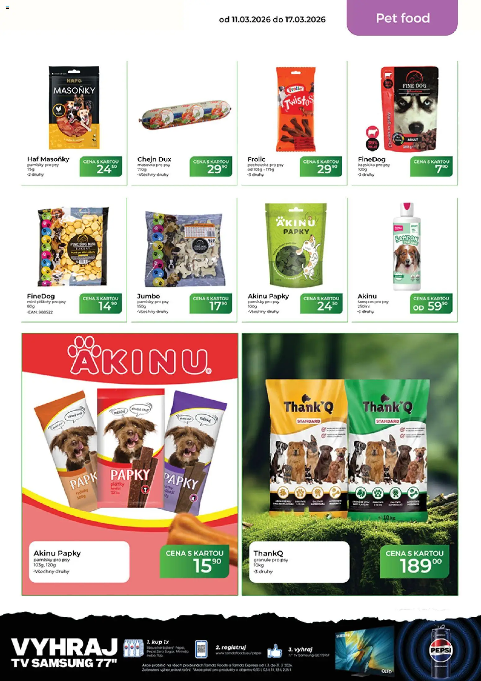 Tamda Foods leták od 11.03.2026 | Strana: 47 | Produkty: Pepsi, Tv, Samsung, Mirinda
