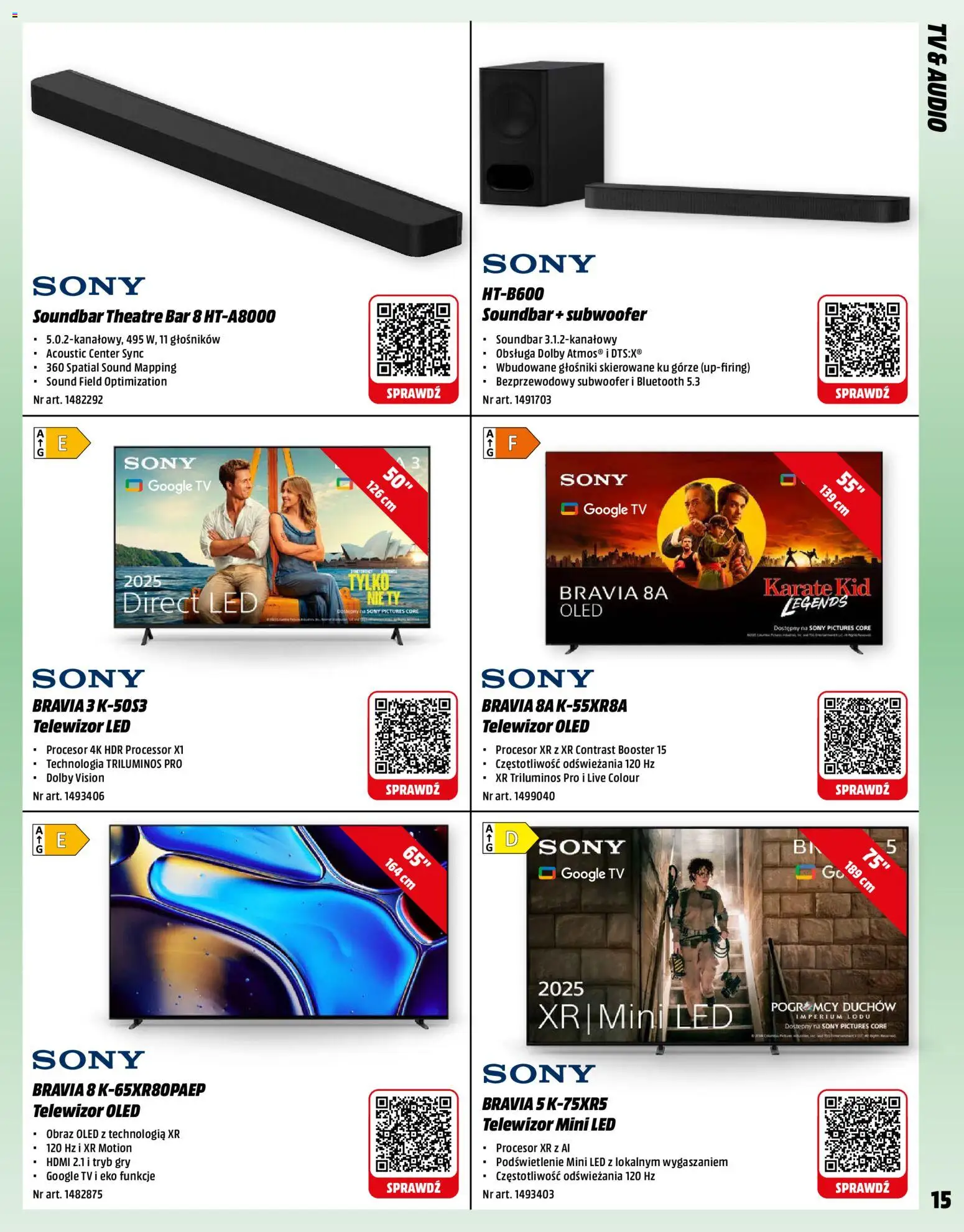 Media Markt promocje od 01.12.2025 | Strona: 15 | Produkty: Telewizor, Audio, Gry, Soundbar
