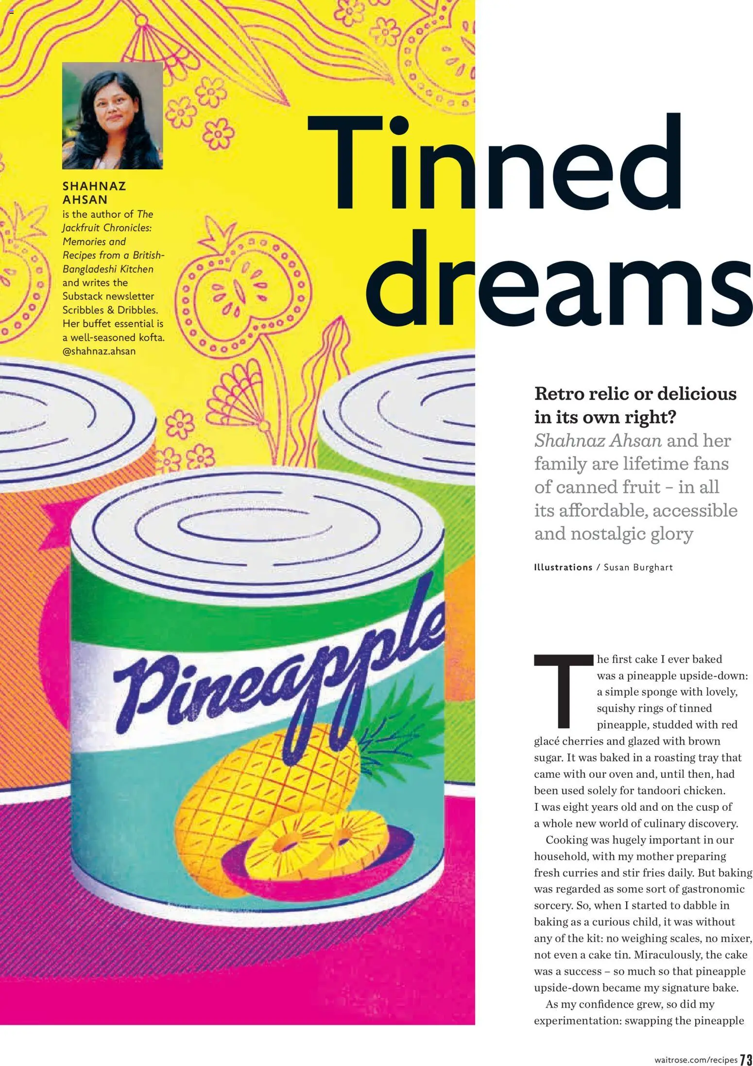 {H1} | Page: 73 | Products: Kitchen, Pineapple, Cake, Oven