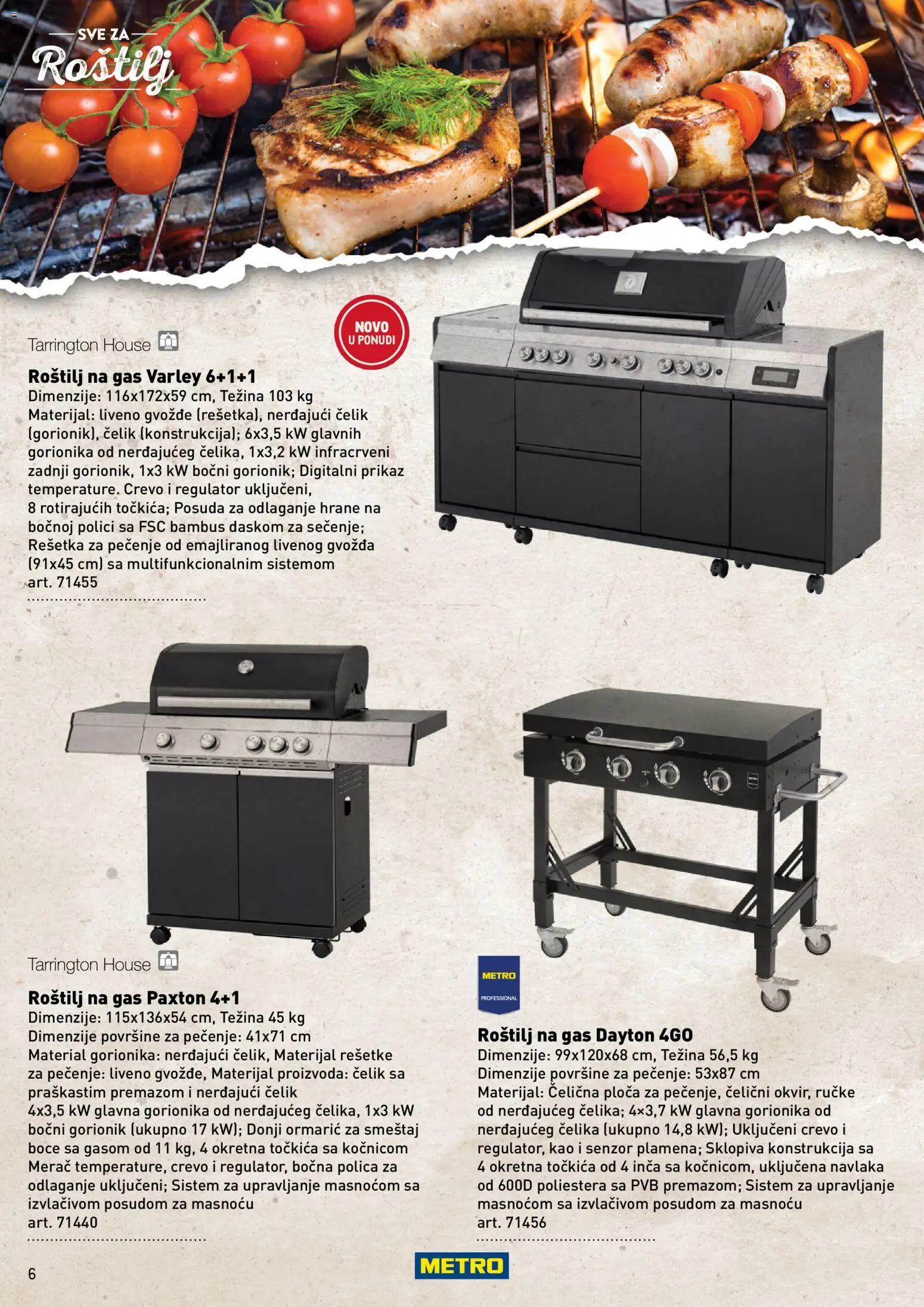 Metro katalog - važi od 28.04.2026 | Strana: 6 | Proizvode: Rešetka, Polica, Roštilj