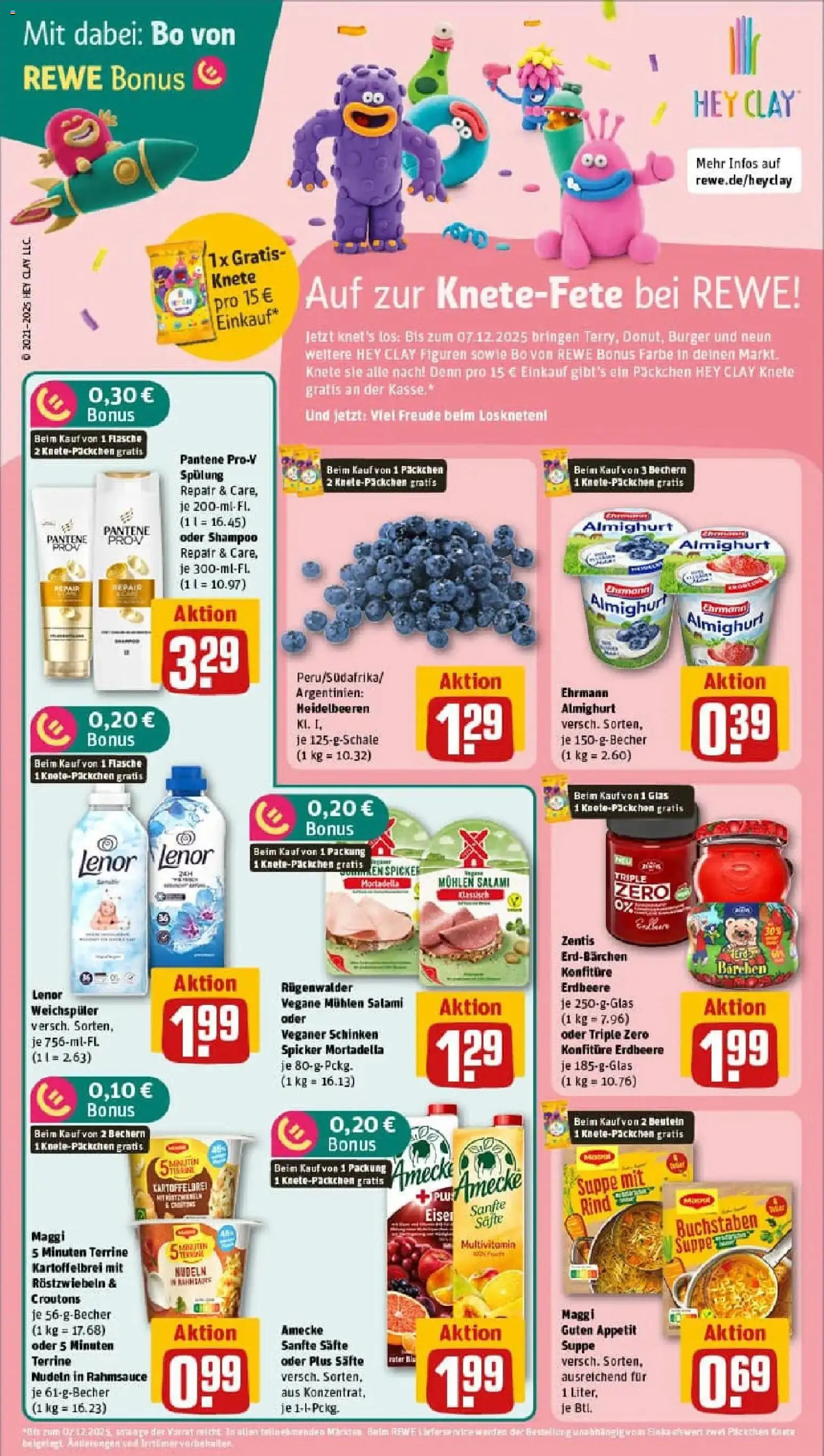 Rewe prospekt Ebersberg	 – gültig ab 10.11.2025 | Seite: 19 | Produkte: Burger, Shampoo, Weichspüler, Nudeln