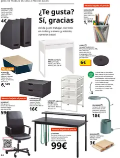Vista previa IKEA - Precios bajos válido desde el 13.04.2026 | Página: 44 | Productos: Cable, USB, Silla, Caja