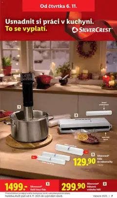 Náhled letáku Lidl leták - Veselé Vánoce od 20.10.2025 | Strana: 7 | Produkty: Sous vide, Fólie, Vakuová svářečka, Fólie do vakuovačky