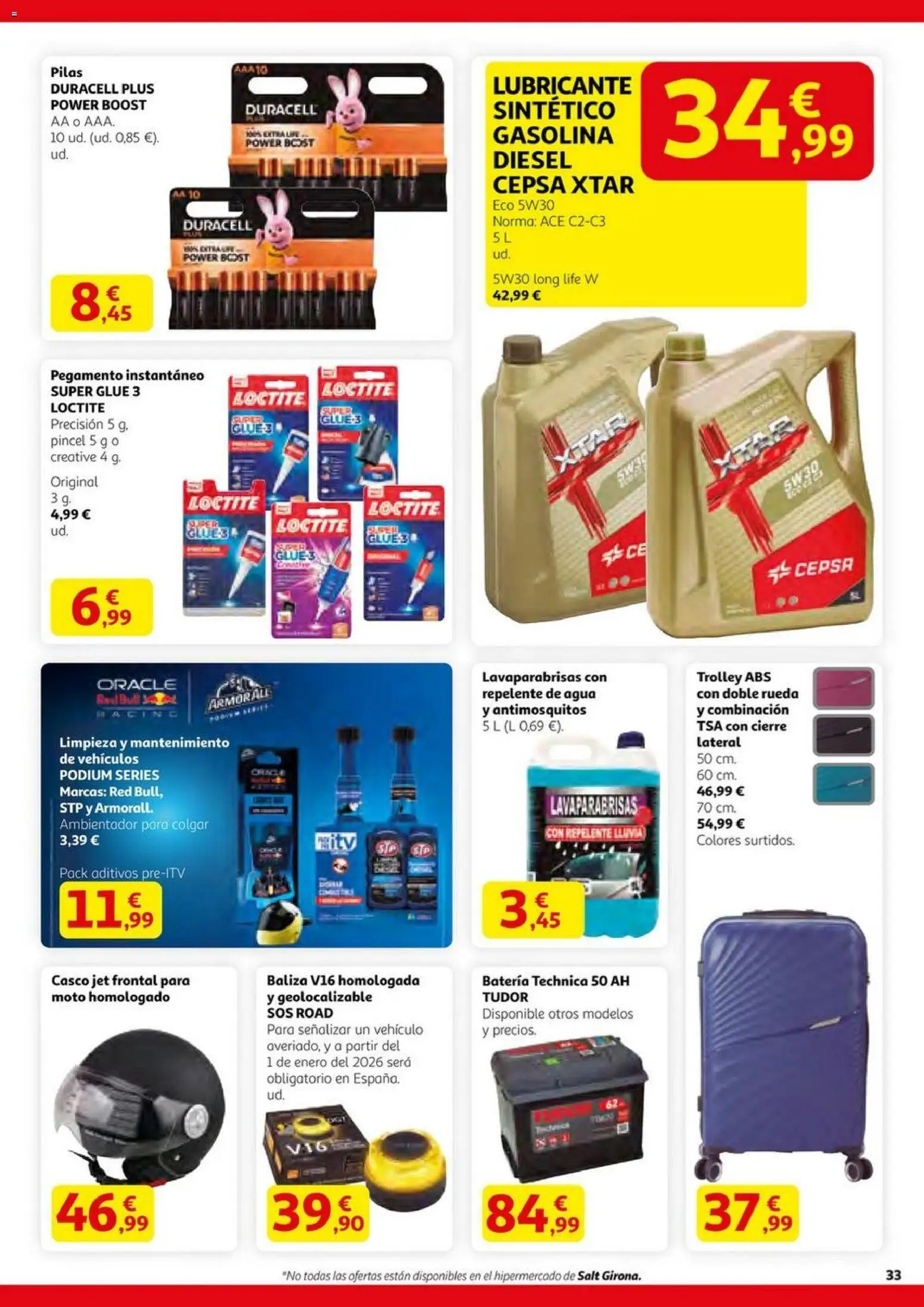 Alcampo - HP Nacional  │ válido desde el 23.10.2025 | Página: 33 | Productos: Noodles αυγού, Batería