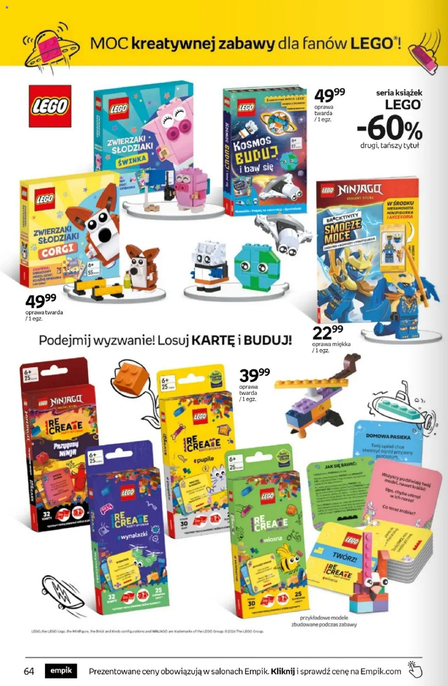 Empik promocje - Tom kultury Książki od 11.03.2026 | Strona: 64 | Produkty: Lego