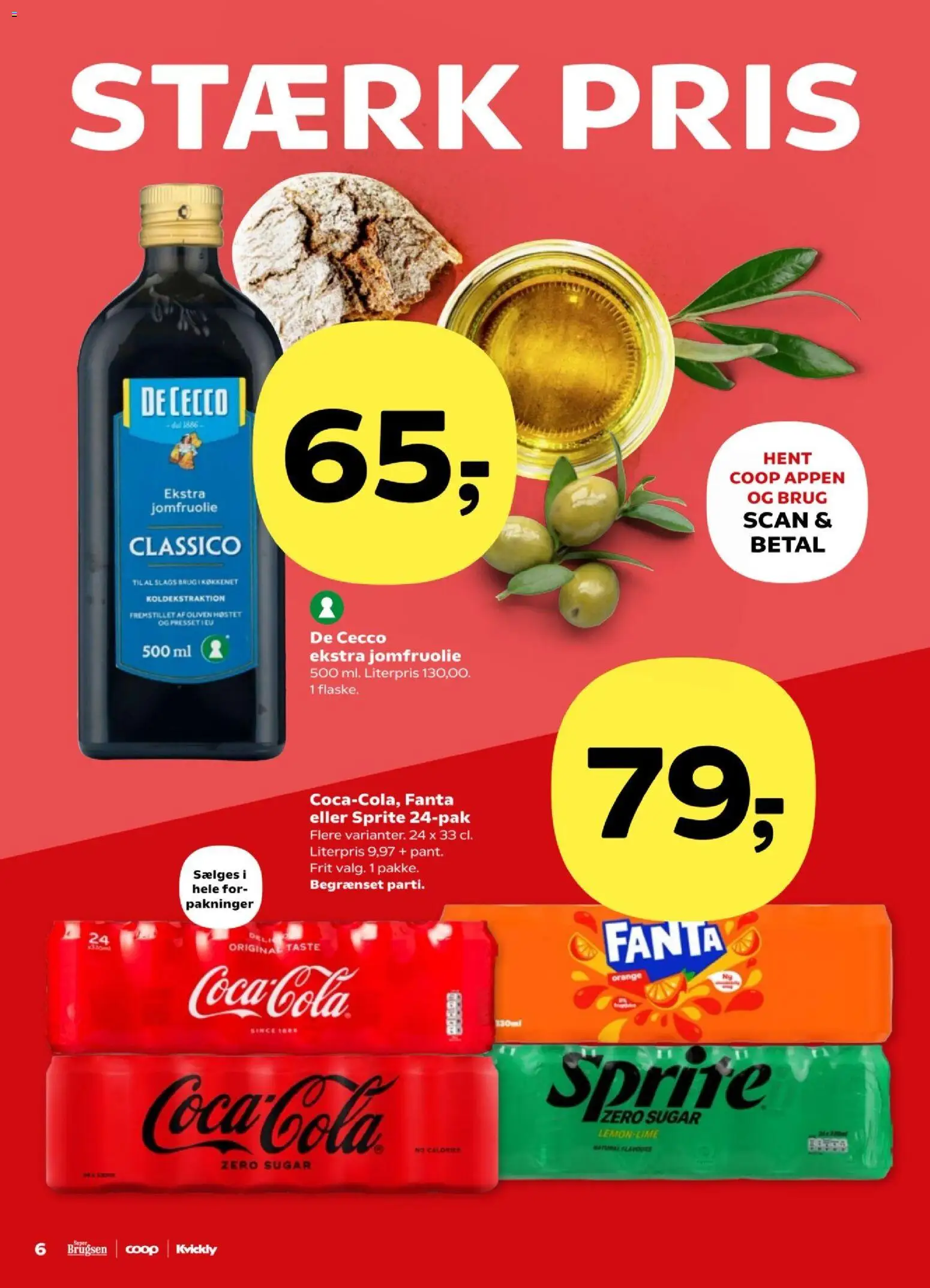 Kvickly tilbudsavis – gyldig fra 30.01.2026 | Side: 6 | Produkter: Fanta, Oliven