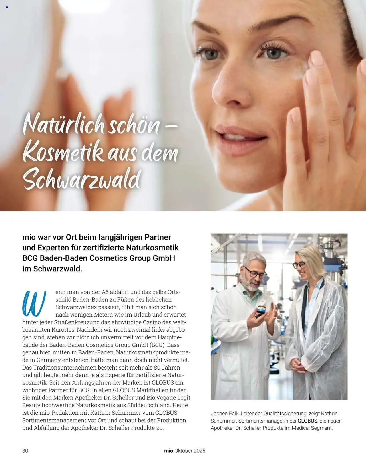 Globus Mio Magazin – gültig ab 01.10.2025 | Seite: 30