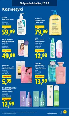 Pogląd oferty "BIODERMA Olejek do kąpieli i pod prysznic, 1 L" - ważna od 23.02.2026 | Strona: 51