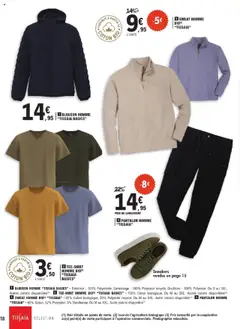  | Page: 10 | Produits: Coton, T-shirt, Pantalon, Blouson