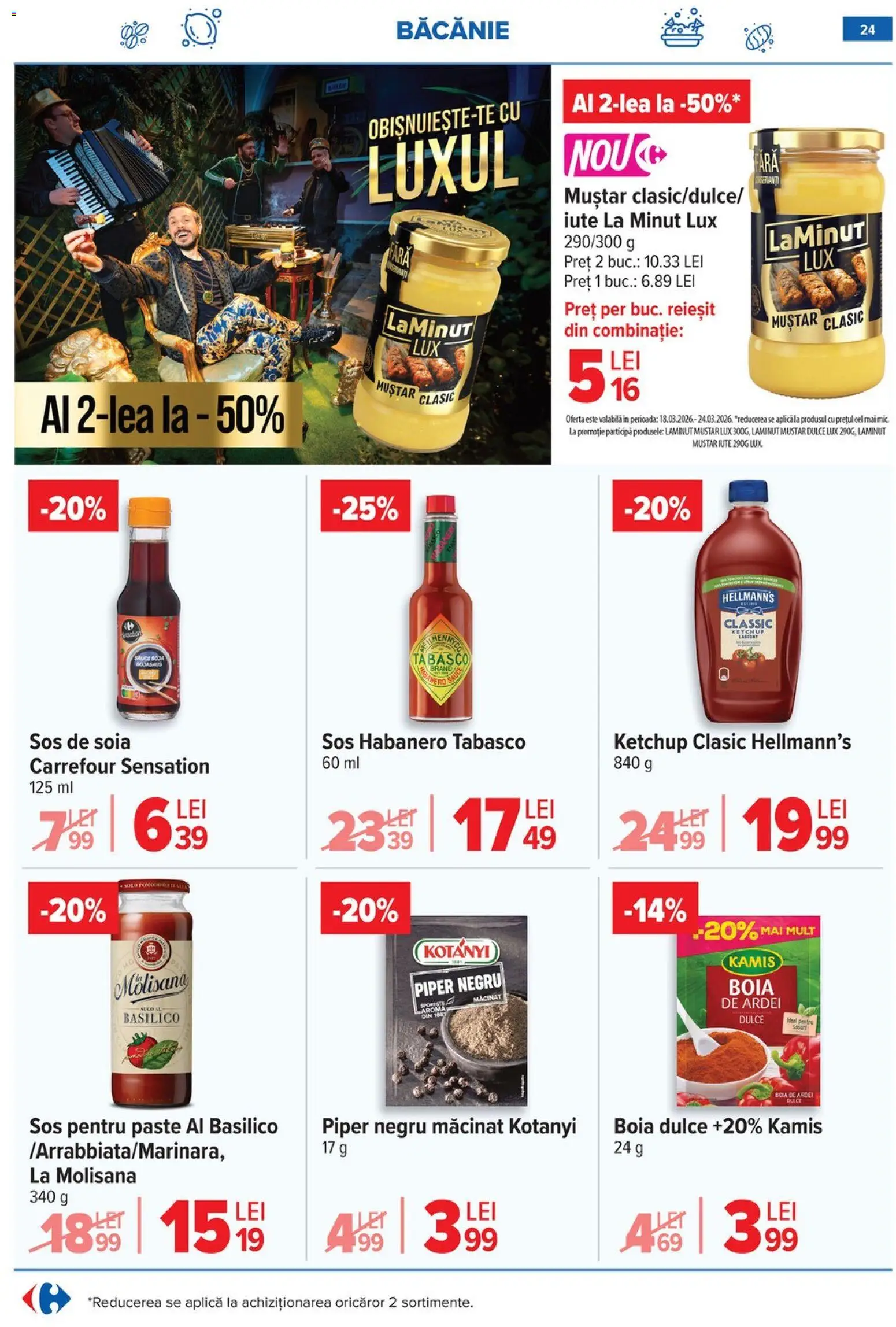 Noul catalog Carrefour – valabil de la 18.03.2026 | Pagină: 31 | Produse: Eğitim ve Zeka Geliştirici Oyuncaklar, Muștar, Paste, Sos