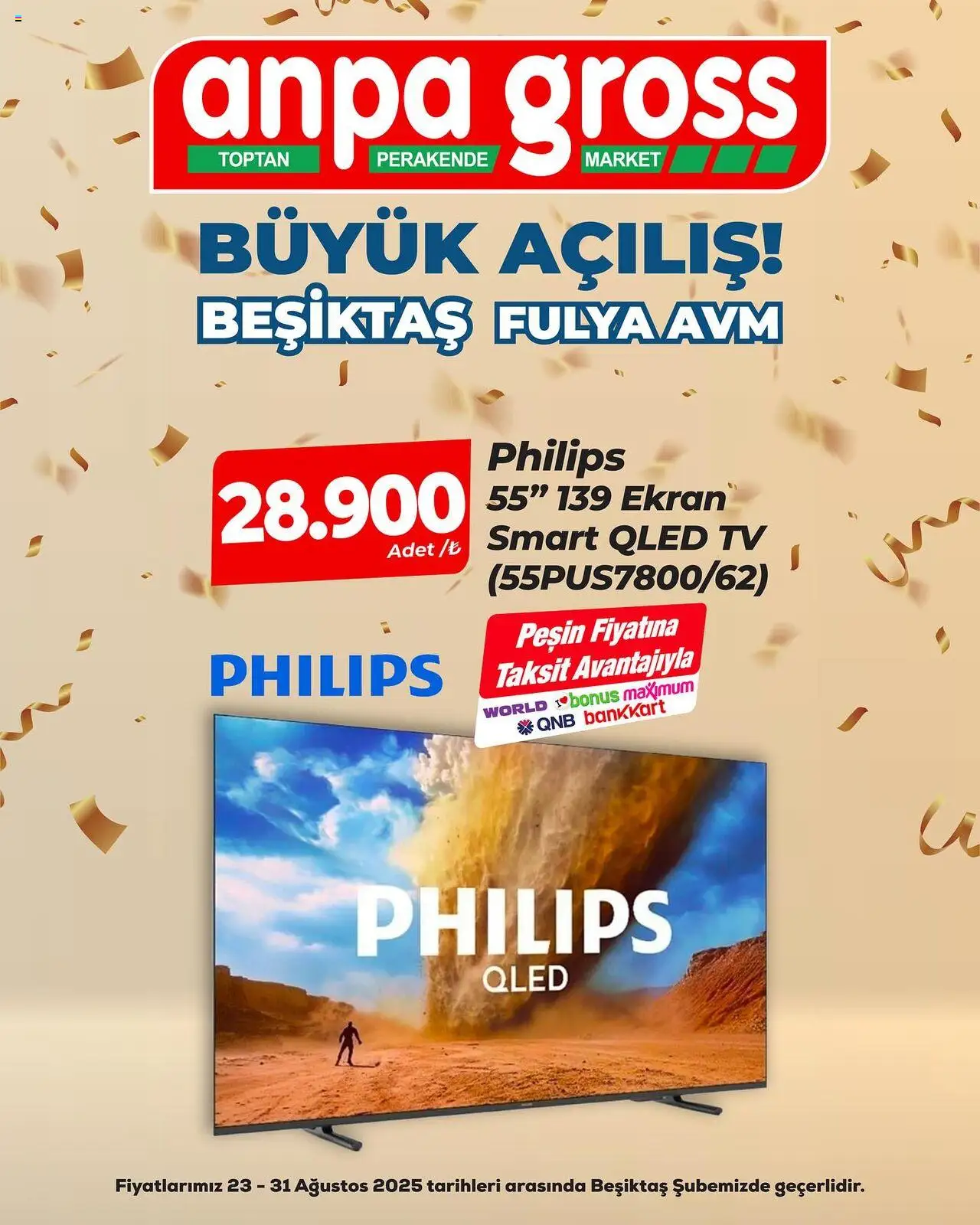 Anpa Gross Büyük Açılış - 23.08.2025 tarihinden itibaren geçerlidir | Sayfa: 21 | Ürünler: TV