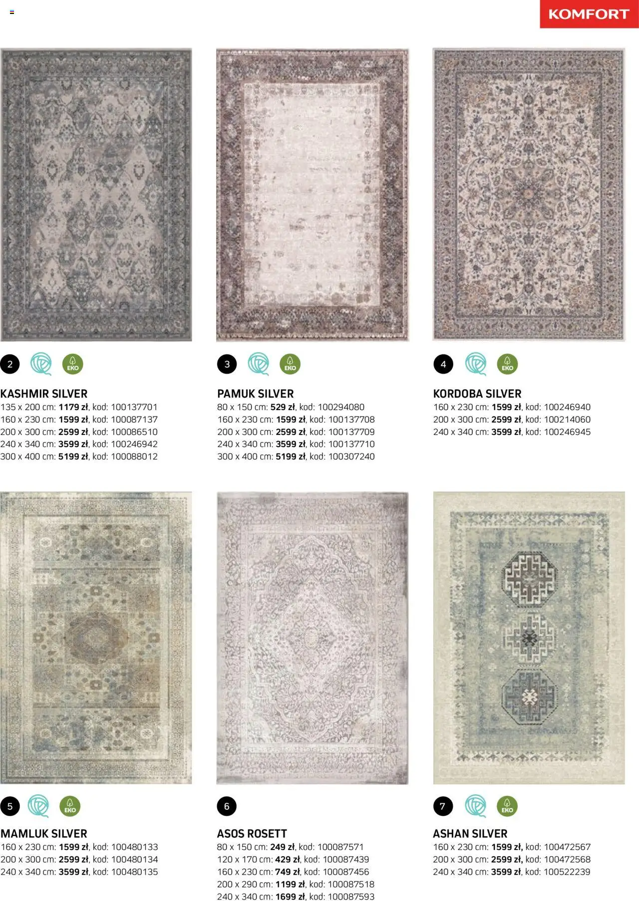 Komfort Gazetka - Katalog Dywanów od 15.10.2025 | Strona: 17