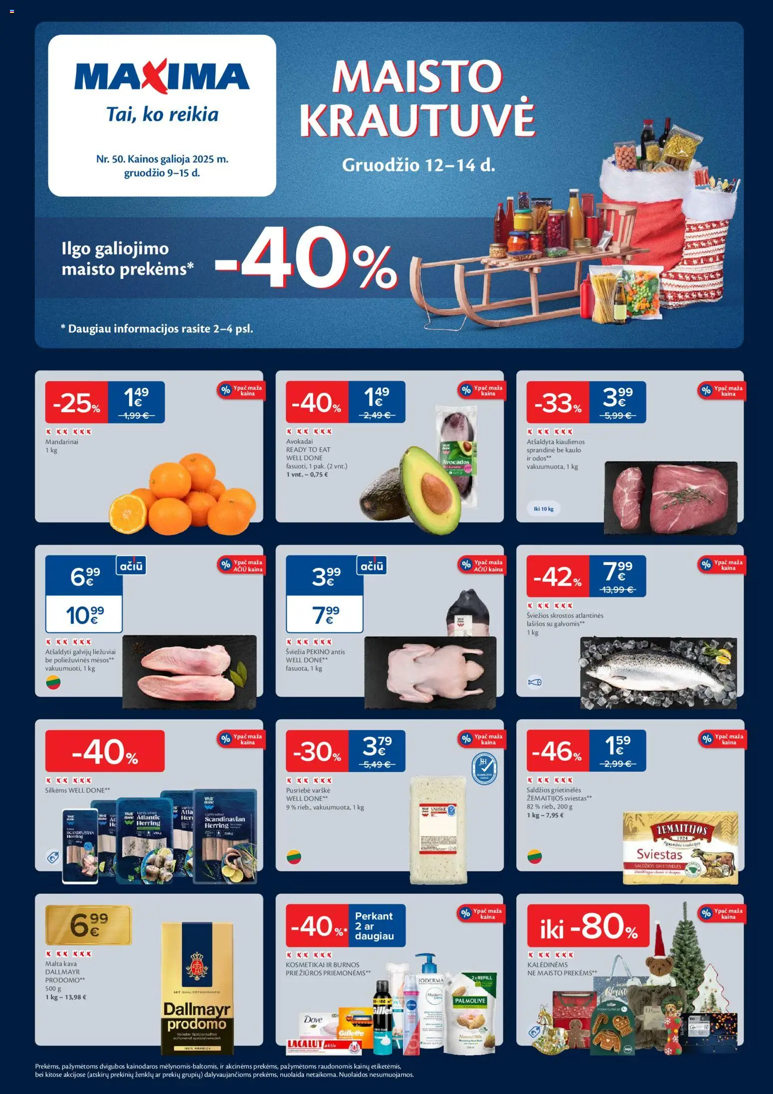 MAXIMA akcijos nuo 09.12.2025 | Puslapis: 1