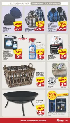 Famila Nordwest Prospekt 	 ab 29.12.2025 gültig | Seite: 39 | Produkte: Kamin, Korb