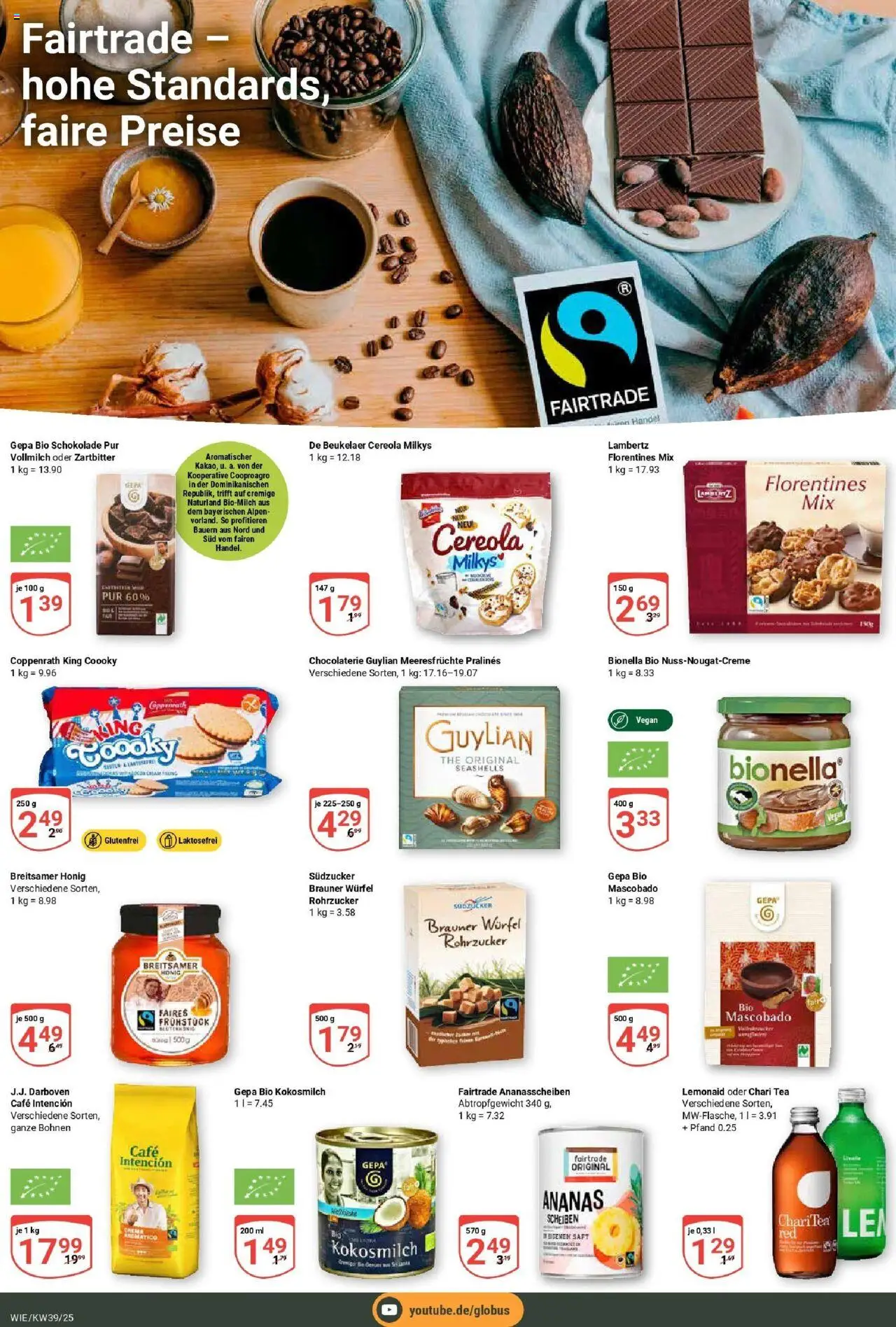 Globus prospekt Waghäusel	 – gültig ab 21.09.2025 | Seite: 13 | Produkte: Schokolade, Ananas, Meeresfrüchte, Saft