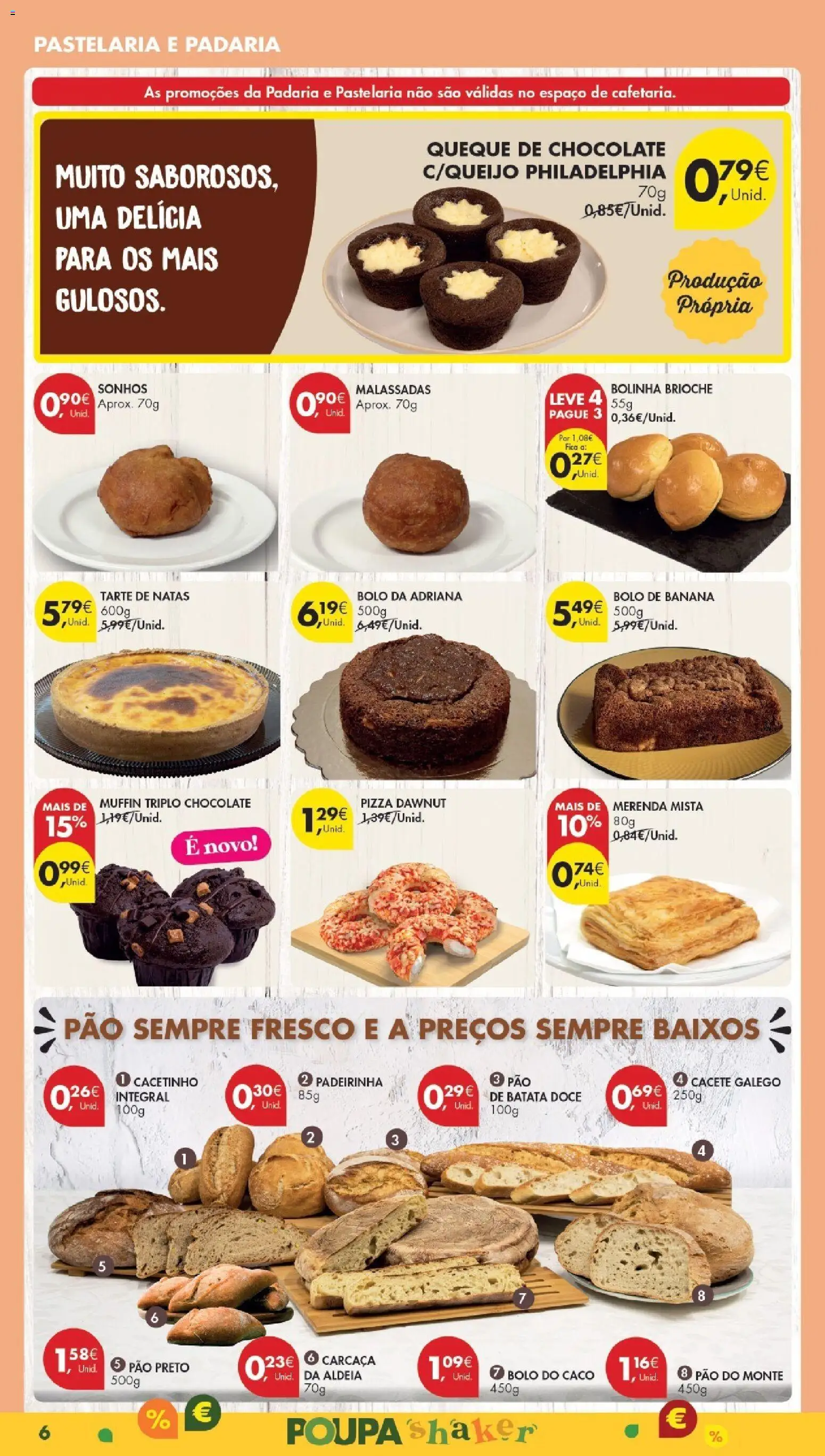 Pingo Doce Poupe Esta Semana Madeira │ válido de 13.01.2026 | Página: 6 | Produtos: Banana, Bolo, Chocolate, Pizza