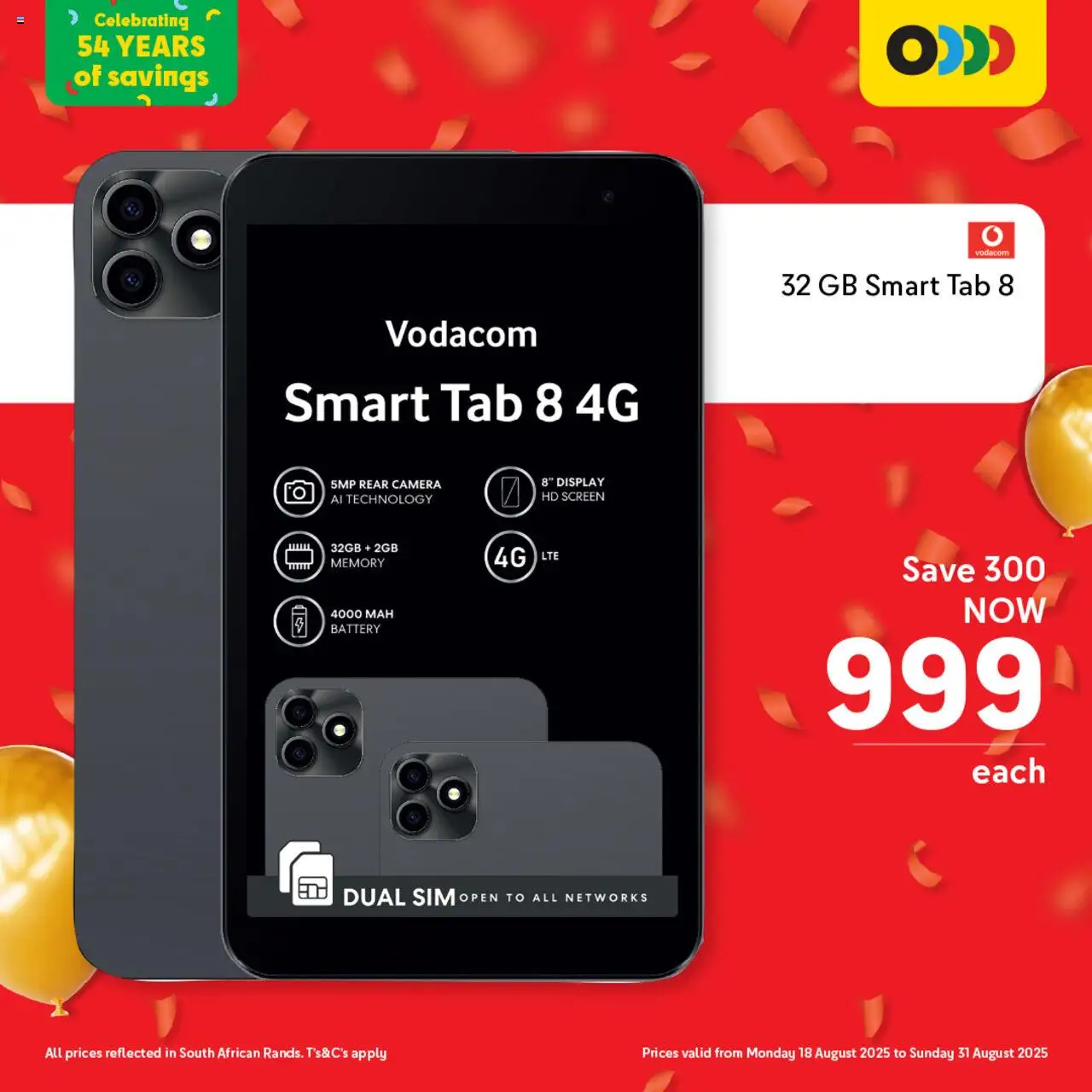 Makro After Party Smartphone and Sound Gear │ valid from 18.08.2025 | Page: 2 | Products: Sim, Camera, Battery